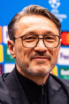 24.02.2026, Atalanta Bergamo vs. Borussia Dortmund, UEFA Champions League, Playoffs-Rückspiel Die Pressekonferenz vor dem Rückspiel mit Niko Kovac (Borussia Dortmund, Trainer) und Jobe Bellingham (Borussia Dortmund, 7) Regulations prohibit any use of photographs as image sequences and or quasi video Copyright: xBahhoxKarax