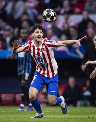 MADRID, SPAIN - FEBRUARY 24: Johnny Cardoso of Atletico de Madrid during the UEFA Champions League 2025 26 match between Atletico de Madrid and Club Brugge at the Metropolitano Stadium in Madrid, Spain (Photo by Ricardo Nogueira Sports Press Photo) Copyright: xPedroxLoureiro SportsxPressxPhotx Sportspressphoto_SPR97177