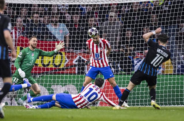 MADRID, SPAIN - FEBRUARY 24: Action during the UEFA Champions League 2025 26 match between Atletico de Madrid and Club Brugge at the Metropolitano Stadium in Madrid, Spain (Photo by Ricardo Nogueira Sports Press Photo) Copyright: xPedroxLoureiro SportsxPressxPhotx Sportspressphoto_SPR97188