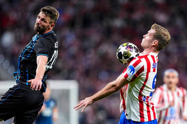 February 24, 2026, Madrid, Madrid, Spain: Alexander Sorloth of Atletico de Madrid in action during the UEFA Champions League 2025 26 KO play-offs Second Leg match between Atletico de Madrid and Club Brugge KV at Riyadh Air Metropolitano on February 24, 2026, in Madrid, Spain. Madrid Spain - ZUMAa181 20260224_zaa_a181_119 Copyright: xOscarxJ.xBarrosox