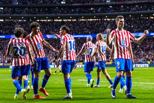 February 24, 2026, Madrid, Madrid, Spain: Alexander Sorloth of Atletico de Madrid celebrates a goal during the UEFA Champions League 2025 26 KO play-offs Second Leg match between Atletico de Madrid and Club Brugge KV at Riyadh Air Metropolitano on February 24, 2026, in Madrid, Spain. Atletico De Madrid V Club Brugge KV - UEFA Champions League 2025 26 KO Play-Offs Second Leg  - ZUMAa181 20260224_zaa_a181_130 Copyright: xOscarxJ.xBarrosox