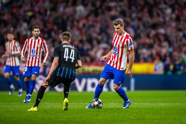Atletico Madrid v Club Brugge, UEFA Champions League, Madrid, Spain Madrid, Spain. 24th, February 2026. Alexander Sorloth (9) of Atletico Madrid seen during the UEFA Champions League match between Atletico Madrid and Club Brugge at the Estadio Metropolitano in Madrid. Spain, Madrid  Copyright: xGonzalesxPhoto LucianoxLimax