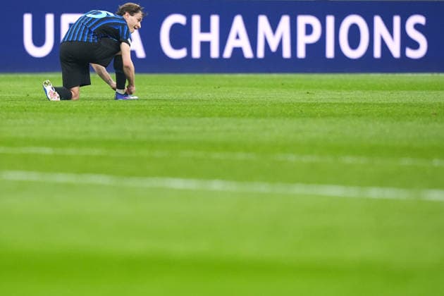 Inter Milan™s Nicolo Barella during the Uefa Champions League soccer match between Inter and Bodo Glimt at the San Siro Stadium in Milan , north Italy - Tuesday , February 24 , 2026. - Soccer .  Copyright: xSpada LaPressex