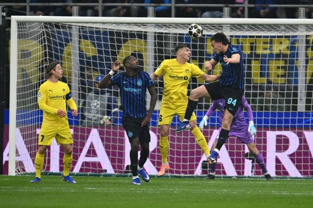 Francesco Pio Esposito of F.C. Inter is in action during the UEFA Champions League 2025 26 League Knockout Play-off Second Leg match between F.C. Inter and FK Bodo Glimt at the San Siro Stadium on February 24, 2026 in Milan, Italy.  Copyright: xDomenicoxCippitelli IPAxSportx xipa-agency.netx xx IPA_71978952 IPA_Agency_IPA71978952