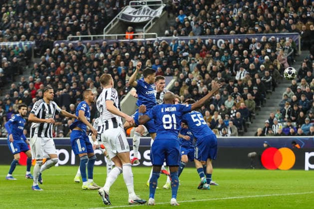 Newcastle United v QarabaÄü FK, UEFA Champions League Sven Botman Of Newcastle United scores a GOAL 3-1 during the Newcastle United v QarabaÄü FK UEFA Champions League Play-Offs 2nd Leg match at St. James Park, Newcastle Upon Tyne, England on 24 February 2026 Credit: Lee Keuneke Every Second Media Editorial use only. All images are copyright Every Second Media Limited. No images may be reproduced without prior permission. Copyright: xIMAGO EveryxSecondxMediax ESM-1821-0075 LeexKeunekex xEveryxSecondxMediax