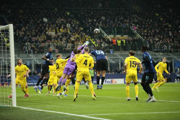 CALCIO - UEFA Champions League - Inter - FC Internazionale vs FK Bodo Glimt A moment during the game during the Uefa Champions League, second leg play-off, season 2025-2026, football match between, FC Internazionale Milano v Fotballklubben Bodo Glimt on 24 February 2026 at â?? Giuseppe Meazza Stadium, San Siro, Milan, Italy Photo Nderim Kaceli Milan Italy  Copyright: xIPAxSport ABACAx