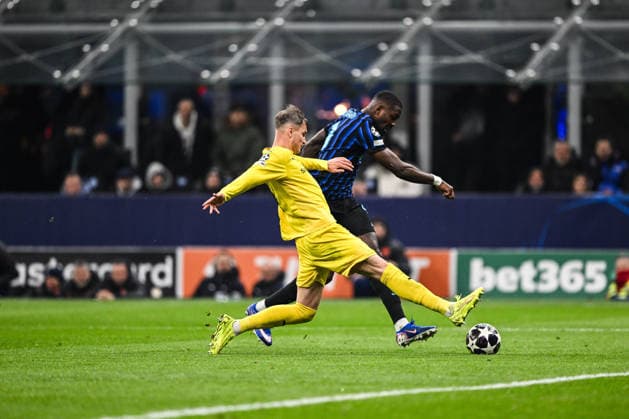 Marcus Thuram of FC Inter in action during the UEFA Champions League 2025 2026 Knockout Play-off Second Leg between Inter FC Internazionale and FK Bodo Glimt, 24 of February 2026, at Giuseppe Meazza San Siro Siro stadium in Milan, Italy  Copyright: xTizianoxBallabio IPAxSportx xipa-agency.netx xx IPA_71980759 IPA_Agency_IPA71980759