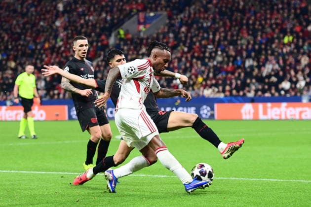 UEFA Champions League - Bayer 04 Leverkusen vs Olympiacos FC - Gelson Martins of Olympiacos FC in action during the UEFA Champions League Play-Offs 2nd leg soccer match between Bayer 04 Leverkusen and Olympiacos FC in BayArena, Leverkusen, Germany, on 24 February 2026. IMAGO ONE INCH PRODUCTIONS LEVERKUSEN GERMANY Copyright: xONExINCHxPRODUCTIONSx 6868665