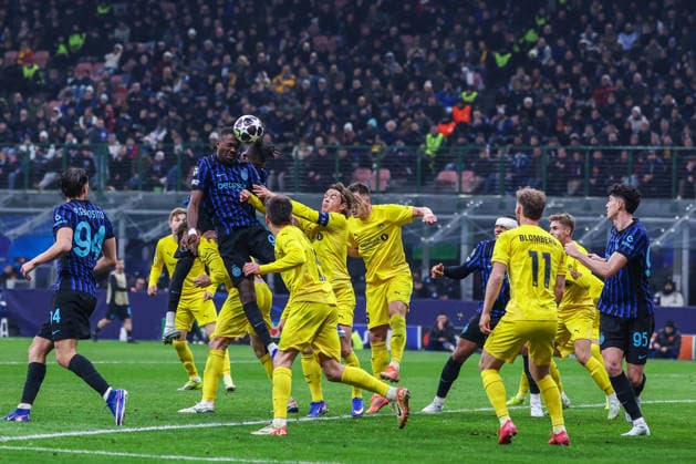 Marcus Thuram of FC Internazionale seen in action during UEFA Champions League 2025 26 League Knockout Play-off Second Leg football match between FC Internazionale and FK Bodo Glimt at San Siro Stadium in Milan  Copyright: xFabrizioxCarabelli IPAxSportx xipa-agency.netx xx IPA_71981214 IPA_Agency_IPA71981214