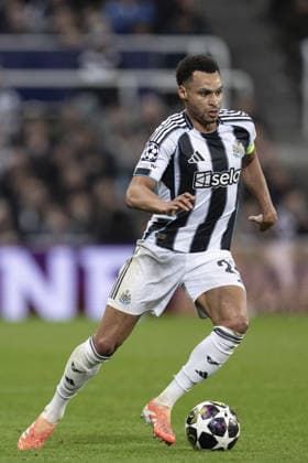 NEWCASTLE UPON TYNE, ENGLAND - FEBRUARY 24: Jacob Murphy of Newcastle United during the UEFA Champions League 2025 26 match between Newcastle United and Qarabag at St James Park, Newcastle in England (Photo by Will Palmer Sports Press Photo) Copyright: xWillxPalmer SportsxPressxPhotox Sportspressphoto_SPR97342