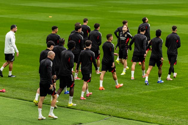 FBL-Uefa Champions League 2025-26 Real Madrid - SL Benfica, Benfica at the training Copyright: HMBxMedia CarlosxSilva