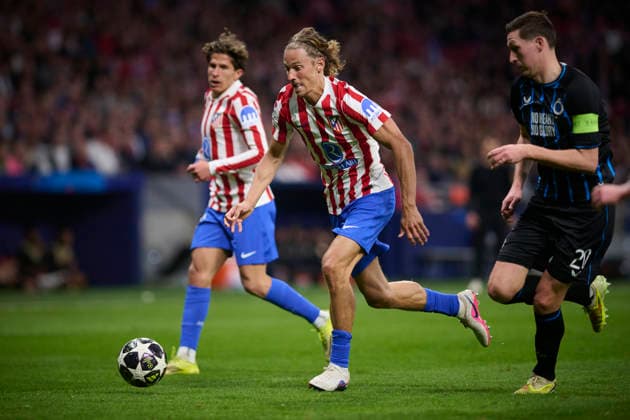 ATLETICO DE MADRID v CLUB BRUGGE KV. CHAMPIONS LEAGUE 2025 2026. ROUND KO PLAY-OFFS 2ND LEG MATCH. Atletico de Madrid s Marcos Llorente during Champions League 2025 2026, KO play-offs 2nd leg match. February 24 ,2026. (ALTERPHOTOS Jorge Ropero) MadridSpain  Copyright: xJorgexRoperox