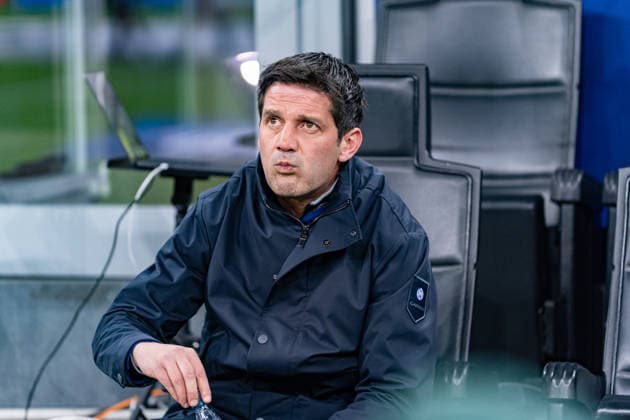 Cristian Chivu seen during UEFA Champions League knock out game between teams of Internazionale Milano and Bodo Glimt (Kazimierz Koper Ball Raw Images) Milan Stadio Giuseppe Meazza Italy Copyright: xKazimierzxKoperx Kazimierzkoperinterbodo2526-44