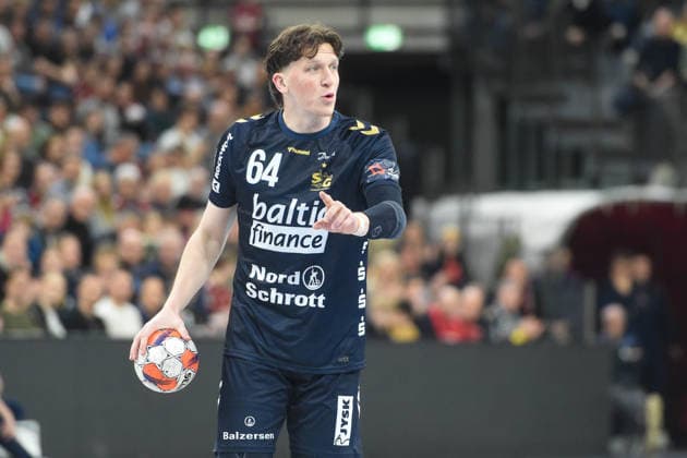 Handball I Herren I Saison 2025-2026 I EHF European League I Hauptrunde I 2. Spieltag I SG Flensburg-Handewitt - Montpellier HB I 24.02.2026 Lasse Möller (64, SG Flensburg-Handewitt) Copyright: xLobeca JanxKirschnerx