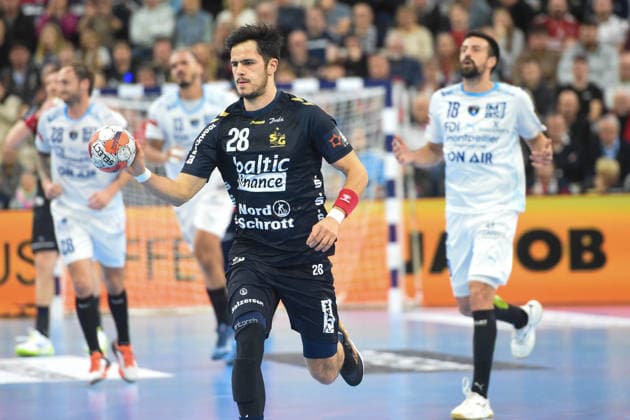 Handball I Herren I Saison 2025-2026 I EHF European League I Hauptrunde I 2. Spieltag I SG Flensburg-Handewitt - Montpellier HB I 24.02.2026 Patrick Volz (28, SG Flensburg-Handewitt) Copyright: xLobeca JanxKirschnerx