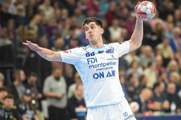 Handball I Herren I Saison 2025-2026 I EHF European League I Hauptrunde I 2. Spieltag I SG Flensburg-Handewitt - Montpellier HB I 24.02.2026 Benjamin Richert (22, Montpellier HB) Copyright: xLobeca JanxKirschnerx