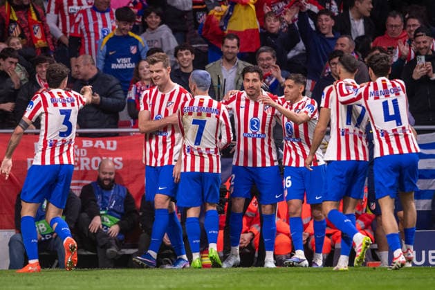 February 24, 2026, Madrid, Madrid, Spain: MADRID, SPAIN - FEBRUARY 24: ALEXANDER SORLOTH of Atletico de Madrid is seen celebrating his goal during the UEFA Champions League 2025 26 Knockout match second lag between Atletico de Madrid and Club Brugge KV, at Riyadh Air Metropolitano Stadium on February 23, 2026 in Madrid, Spain Atletico De Madrid X Club Brugge KV - UEFA Champions League  - ZUMAl192 20260224_zsp_l192_092 Copyright: xMiguelxLemosx
