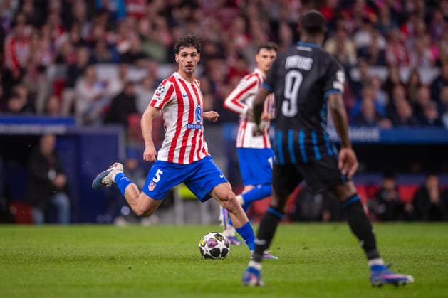 February 24, 2026, Madrid, Madrid, Spain: MADRID, SPAIN - FEBRUARY 24: JOHNNY CARDOSO of Atletico de Madrid is seen on action during the UEFA Champions League 2025 26 Knockout match second lag between Atletico de Madrid and Club Brugge KV, at Riyadh Air Metropolitano Stadium on February 23, 2026 in Madrid, Spain Atletico De Madrid X Club Brugge KV - UEFA Champions League  - ZUMAl192 20260224_zsp_l192_095 Copyright: xMiguelxLemosx