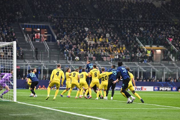 CALCIO - UEFA Champions League - Inter - FC Internazionale vs FK Bodo Glimt Davide Frattesi of FC Inter in action during the UEFA Champions League 2025 2026 Knockout Play-off Second Leg between Inter FC Internazionale and FK Bodo Glimt, 24 of February 2026, at Giuseppe Meazza San Siro Siro stadium in Milan, Italy Milan Italy  Copyright: xIPAxSport ABACAx