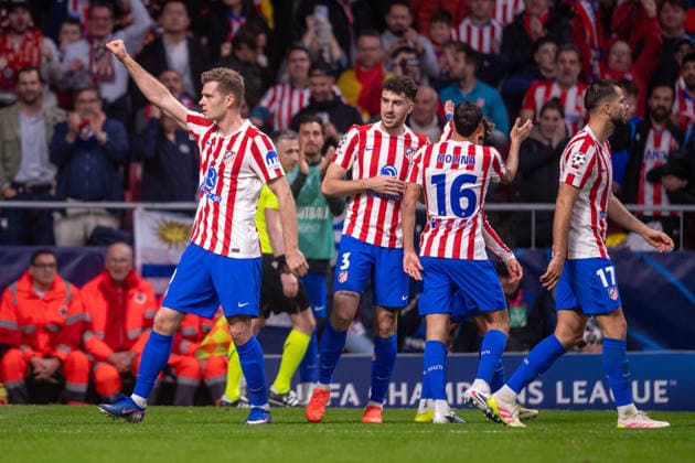 February 24, 2026, Madrid, Madrid, Spain: MADRID, SPAIN - FEBRUARY 24: ALEXANDER SORLOTH of Atletico de Madrid is seen celebrating his goal during the UEFA Champions League 2025 26 Knockout match second lag between Atletico de Madrid and Club Brugge KV, at Riyadh Air Metropolitano Stadium on February 23, 2026 in Madrid, Spain Madrid Spain - ZUMAl192 20260224_zsp_l192_088 Copyright: xMiguelxLemosx