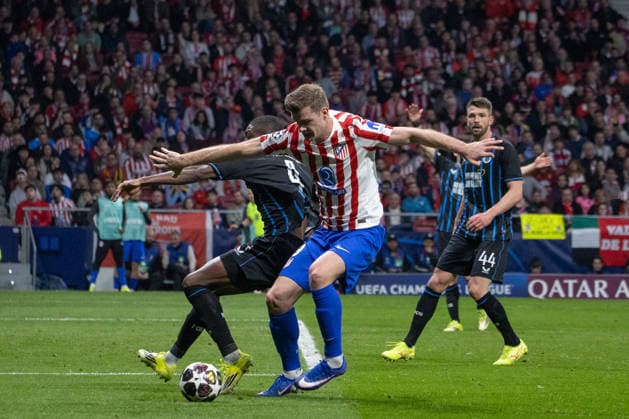 Atlético de Madrid Vs Club Brugge in Madrid - 24 Feb 2026 Alexander Sørloth of Atlético de Madrid seen in action during the UEFA Champions League match between Atlético de Madrid and Club Brugge at the Metropolitano Stadium. Final score: Atlético de Madrid 4 - 1 Club Brugge Madrid Spain Copyright: xDavidxCanalesx xSOPAxImagesx DCUCLATMBrujas260224-144