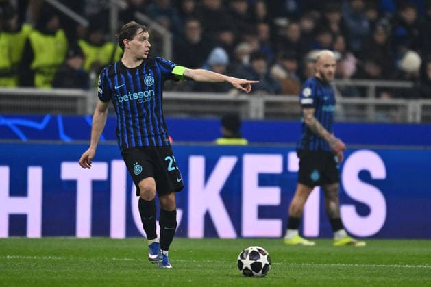 CALCIO - UEFA Champions League - Inter - FC Internazionale vs FK Bodo Glimt Nicolo Barella of F.C. Inter is in action during the UEFA Champions League 2025 26 League Knockout Play-off Second Leg match between F.C. Inter and FK Bodo Glimt at the San Siro Stadium on February 24, 2026 in Milan, Italy. Milan Italy  Copyright: xIPAxSport ABACAx