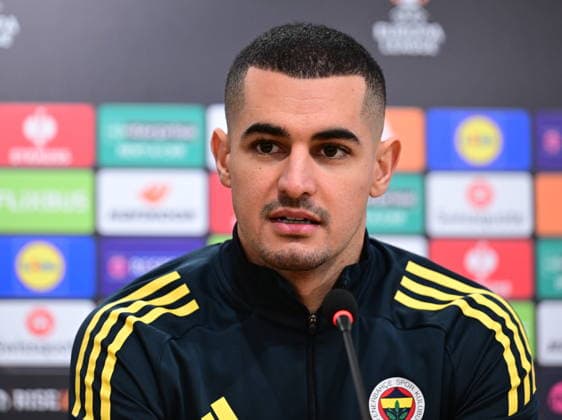 Ahead of the Nottingham Forest v Fenerbahce - UEFA Europa League ISTANBUL, TURKIYE - FEBRUARY 25: Fenerbahce player Levent Mercan speaks during the press conference, PK, Pressekonferenz ahead of the UEFA Europa League round of 16 play-off second leg match between Nottingham Forest and Fenerbahce at Can Bartu Facilities in Istanbul, Turkiye on February 25, 2026. Abdulhamid Hosbas Anadolu Istanbul Turkey. Editorial use only. Please get in touch for any other usage.  Copyright: x2026xAnadoluxAbdulhamidxHosbasx