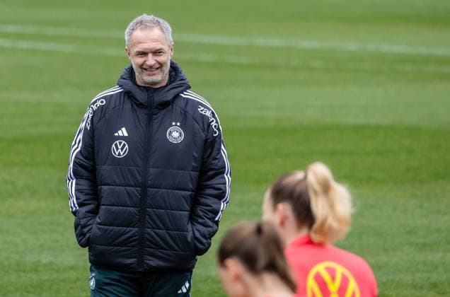 DFB Frauen Nationalmannschaft beim Training am DFB Campus in Frankfurt 25.02.26: Die DFB Frauen Nationalmannschaft trainiert auf dem DFB Campus in Frankfurt Frankfurt DFB Campus Hessen Deutschland