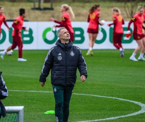 DFB Frauen Nationalmannschaft beim Training am DFB Campus in Frankfurt 25.02.26: Die DFB Frauen Nationalmannschaft trainiert auf dem DFB Campus in Frankfurt Frankfurt DFB Campus Hessen Deutschland