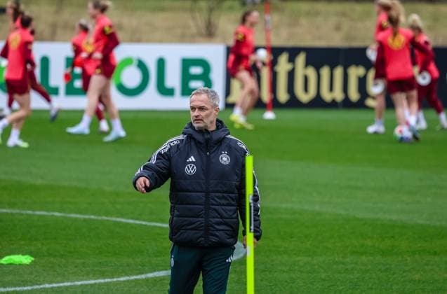 DFB Frauen Nationalmannschaft beim Training am DFB Campus in Frankfurt 25.02.26: Die DFB Frauen Nationalmannschaft trainiert auf dem DFB Campus in Frankfurt Frankfurt DFB Campus Hessen Deutschland