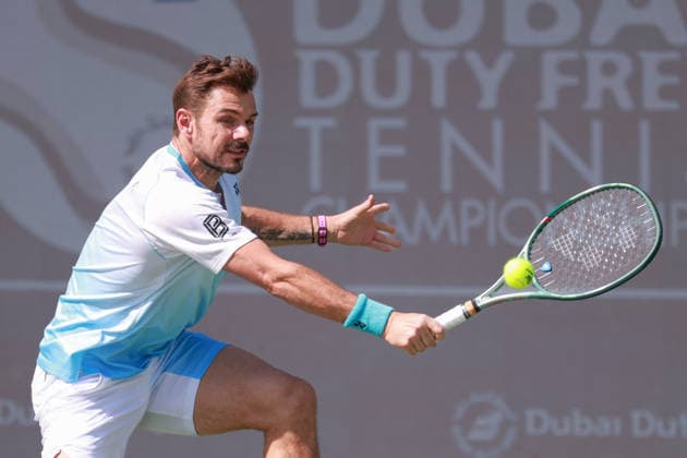 Stan Wawrinka (SUI), Dubai Duty Free Tennis Championships, Dubai, U.A.E. Tennis - Dubai Tennis Championships 2025 - ATP, Tennis Herren - Dubai Duty Free Tennis Stadium - Dubai - - United Arab Emirates - 25 February 2026. Copyright: xJuergenxHasenkopfx