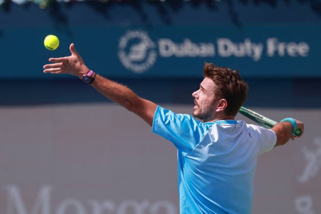 Stan Wawrinka (SUI), Dubai Duty Free Tennis Championships, Dubai, U.A.E. Tennis - Dubai Tennis Championships 2025 - ATP, Tennis Herren - Dubai Duty Free Tennis Stadium - Dubai - - United Arab Emirates - 25 February 2026. *** Stan Wawrinka SUI , Dubai Duty Free Tennis Championships, Dubai, U A E Tennis Dubai Tennis Championships 2025 ATP Dubai Duty Free Tennis Stadium Dubai United Arab Emirates 25 February 2026 Copyright: xJuergenxHasenkopfx