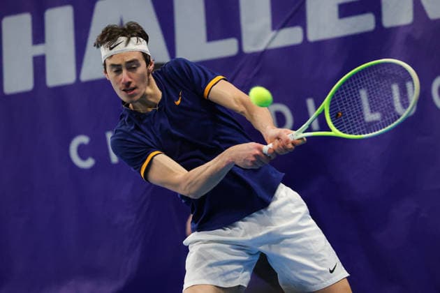 Alex KNAFF (LUX) during Challenger Citta di Lugano, International Tennis match in Lugano, Switzerland, February 25 2026  Copyright: xRobertaxCorradin IPAxSportx xipa-agency.netx xx IPA_72008704 IPA_Agency_IPA72008704
