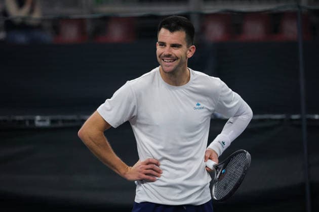 Sergio MARTOS GORNES (ESP) during Challenger Citta di Lugano, International Tennis match in Lugano, Switzerland, February 25 2026  Copyright: xRobertaxCorradin IPAxSportx xipa-agency.netx xx IPA_72008808 IPA_Agency_IPA72008808