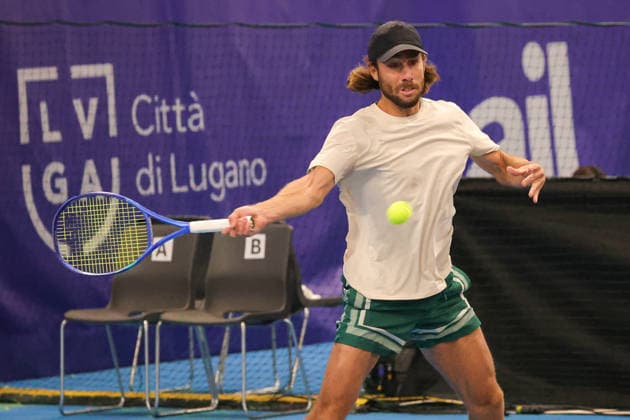 Blake BAYLDON (AUS) and Calum PUTTERGILL (AUS) during Challenger Citta di Lugano, International Tennis match in Lugano, Switzerland, February 25 2026  Copyright: xRobertaxCorradin IPAxSportx xipa-agency.netx xx IPA_72008821 IPA_Agency_IPA72008821