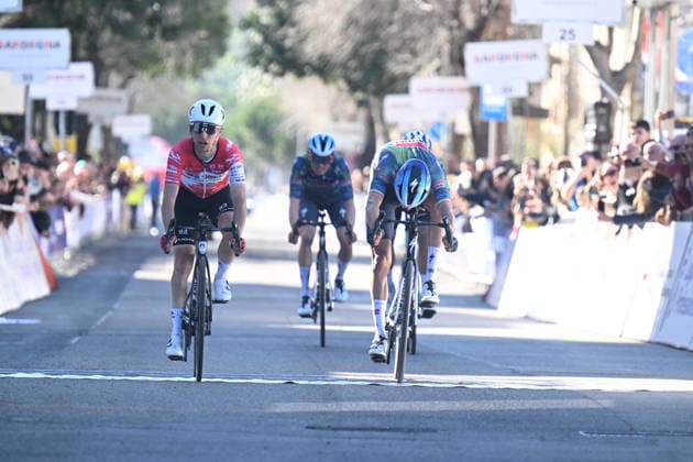 25-02-2026 Giro Di Sardegna; Tappa 01 Castelsardo - Bosa; 2026, Ukyo; 2026, Soudal - Quick Step; Garibbo, Nicolo; Zana, Filippo; Bosa; 