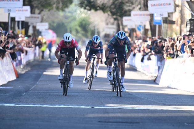 25-02-2026 Giro Di Sardegna; Tappa 01 Castelsardo - Bosa; 2026, Ukyo; 2026, Soudal - Quick Step; Garibbo, Nicolo; Zana, Filippo; Bosa; 