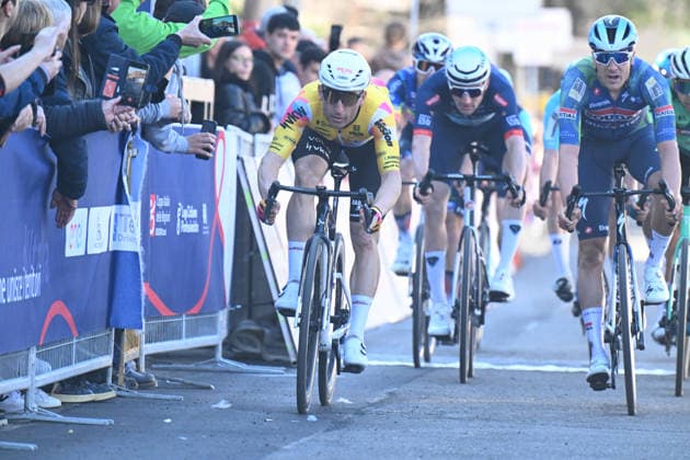 25-02-2026 Giro Di Sardegna; Tappa 01 Castelsardo - Bosa; 2026, Vorarlberg; 2026, Soudal - Quick Step; Ballabio, Giacomo; Vervaeke, Louis; Bosa; 