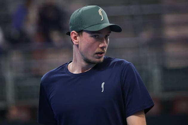 Erik GREVELIUS (SWE) and Adam HEINONEN (SWE) during Challenger Citta di Lugano, International Tennis match in Lugano, Switzerland, February 25 2026  Copyright: xRobertaxCorradin IPAxSportx xipa-agency.netx xx IPA_72017461 IPA_Agency_IPA72017461