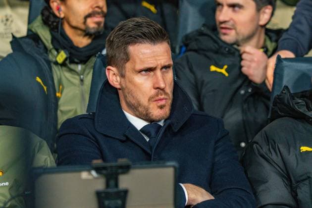 25.02.2026, Atalanta Bergamo vs. Borussia Dortmund, UEFA Champions League, Playoffs-Rückspiel Sebastian Kehl Regulations prohibit any use of photographs as image sequences and or quasi video Copyright: xBahhoxKarax