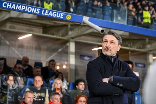 Trainer Niko KovaÄ (Borussia Dortmund) Looks on during the UEFA Champions League 2025 26 League Knockout Play-off Second Leg match between Atalanta BC and Borussia Dortmund at Stadio di Bergamo on February 25, 2026 in Bergamo, Italy. (Photo by Harry Langer DeFodi Images) -