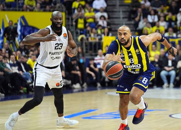 Fenerbahce Beko v Partizan - EuroLeague ISTANBUL, TURKIYE - FEBRUARY 25: Talen Jalee Tucker (8) of Fenerbahce Beko in action during EuroLeague week 29 basketball match between Fenerbahce Beko and Partizan at Ulker Sports and Event Hall in Istanbul, Turkiye on February 25, 2026. Esra Bilgin Anadolu Istanbul Turkey. Editorial use only. Please get in touch for any other usage.  Copyright: x2026xAnadoluxEsraxBilginx