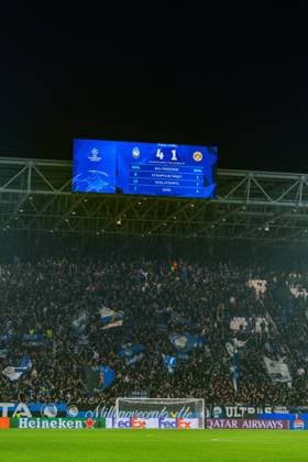 25.02.2026, Atalanta Bergamo vs. Borussia Dortmund, UEFA Champions League, Playoffs-Rückspiel Total Score Endergebnis 4:1 Regulations prohibit any use of photographs as image sequences and or quasi video Copyright: xBahhoxKarax