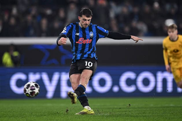 Mg Bergamo 25 02 2026 - Champions League Atalanta-Borussia Dortmund foto Matteo Gribaudi Image nella foto: gol Lazar Samardzic 