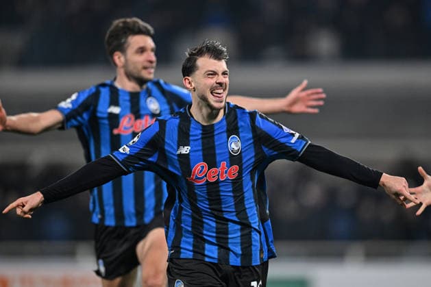 Fp Bergamo 25 02 2026 - Champions League Atalanta-Borussia Dortmund foto Fabrizio Patrucco Image nella foto: esultanza gol Lazar Samardzic 