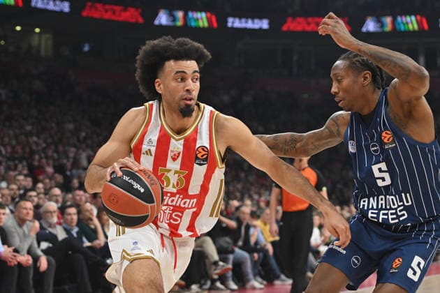 CRVENA ZVEZDA vs ANADOLU EFES ISTANBUL JORDAN NWORA Dzordan Nvora basketball Crvena zvezda vs Anadolu Efes Istanbul, Euroleague match at Beogradska arena, Belgrade 25.02.2026 Foto: BASKETBALL, EUROLEAGUE, CRVENA ZVEZDA, RED STAR, ANADOLU EFES ISTANBUL Belgrade Belgrade arena Serbia Copyright: xMarkoxMetlas xMNxPressx