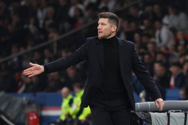 FOOTBALL : Paris Saint Germain Vs AS Monaco - Ligue des Champions - 25 02 2026 Sebastien Pocognoli (AS Monaco) ParisFrance  Copyright: xMichaelxBaucherx