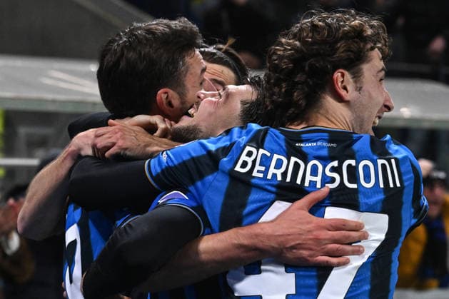 Fp Bergamo 25 02 2026 - Champions League Atalanta-Borussia Dortmund foto Fabrizio Patrucco Image nella foto: esultanza gol Lazar Samardzic 