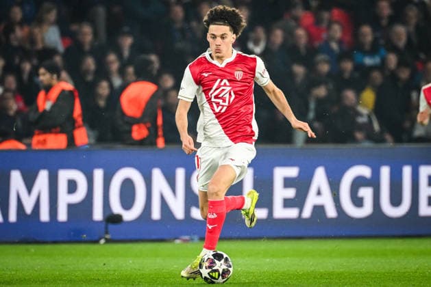 February 25, 2026, Paris, France, France: Maghnes AKLIOUCHE of Monaco during the UEFA Champions League match between Paris Saint-Germain (PSG) and AS Monaco at Parc des Princes Stadium on February 25, 2026 in Paris, France. Paris France - ZUMAm308 20260225_zsp_m308_002 Copyright: xMatthieuxMirvillex