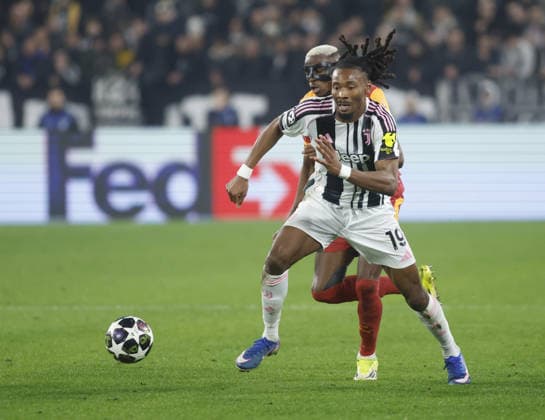 Khephren Thuram of Juventus FC during the Uefa Champions League, second leg play-off, season 2025-2026, football match between, Juventus FC and Galatasaray SK on 25 February 2026 at Allianz Stadium, Turin, Italy Photo Nderim Kaceli  Copyright: xNderimxKaceli IPAxSportx xipa-agency.netx xx IPA_72026114 IPA_Agency_IPA72026114